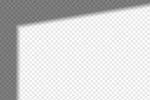 Shadow overlay effect. Soft realistic shadow. Vector 库存插图