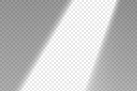 Shadow overlay effect. Soft realistic shadow. Vector Stockillustratie