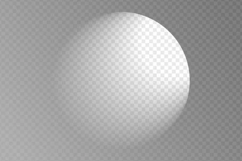 Shadow overlay effect. Soft realistic shadow. Vector 스톡 일러스트