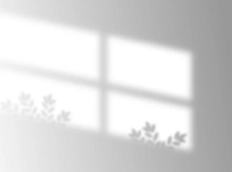 Shadow overlay effect. Transparent overlay shadow from the window Stock Illustration