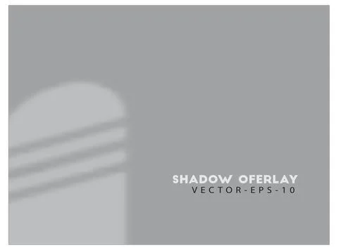 Shadow overlay vector, the vector can be used for your project, web, collection Stock-Illustration