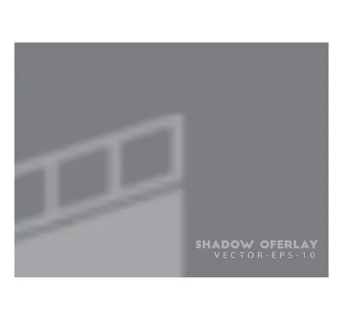 Shadow overlay vector, the vector can be used for your project, web, collection Stock-Illustration