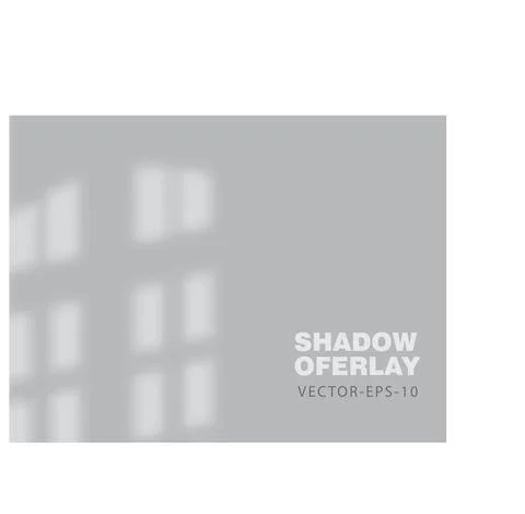 Shadow overlay vector, the vector can be used for your project, web, collection Stock Illustration