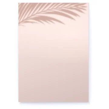 Shadow of palm leafs on the wall. Minimalistic cover. Scene for product display Stock Illustration