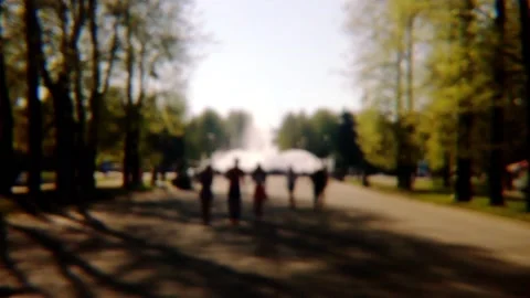 Shadow park people background 스톡 동영상 89887151