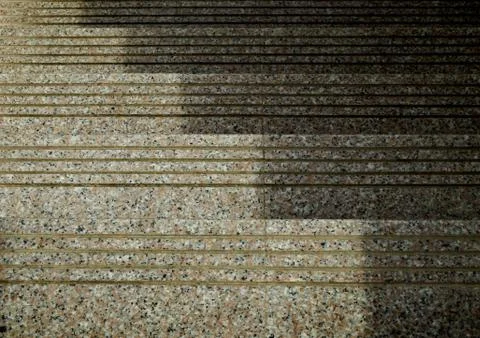 Shadow pattern on stairs Stock Photos