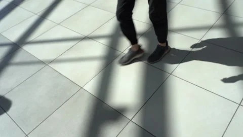 Shadow from people on the floor. Stock Footage 169814887