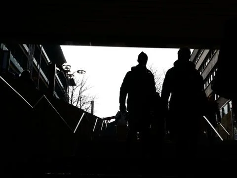 Shadow people Stock Photos