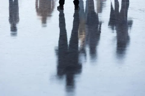 Shadow of people Stock Photos