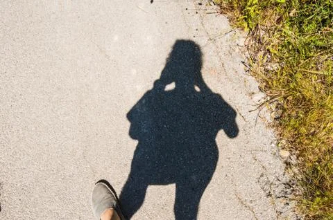 Shadow of a person Stock Photos