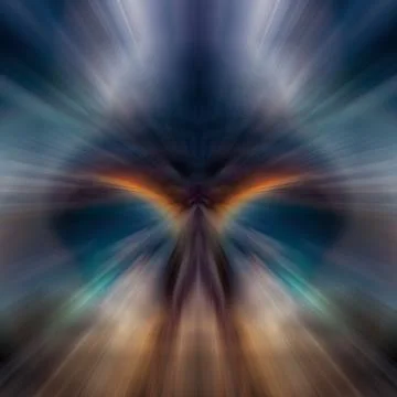 Shadow Refractive light effect fades White light blue cream brown radiation beam Illustrazione stock