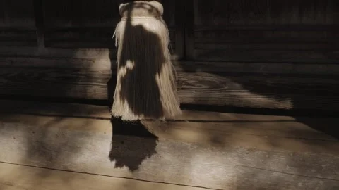 Shadow of Shide at Shinto Temple Stock Footage 271665306