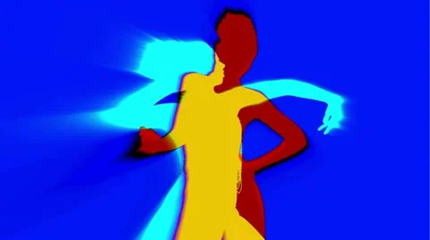 Shadow silhouette Stock Footage 11824057