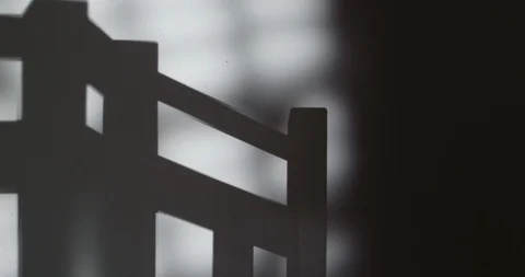 Shadow stair handrail Vídeo Stock 119419846