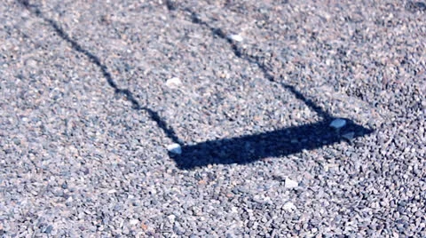 SHADOW OF SWING SOLITARY Stock Footage 25677215