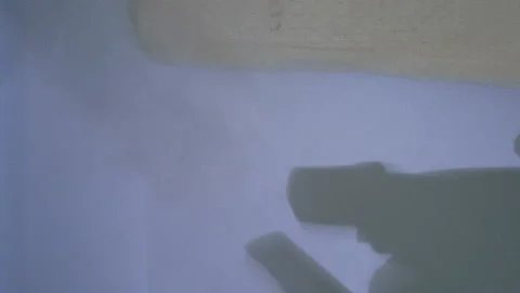 Shadow from a teapot Stock Footage 87215121