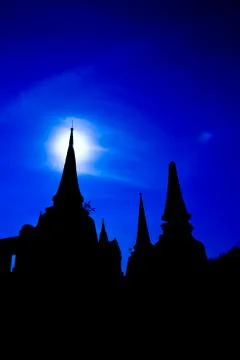 Shadow of temple Stock Photos