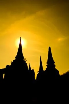Shadow of temple Stock Photos