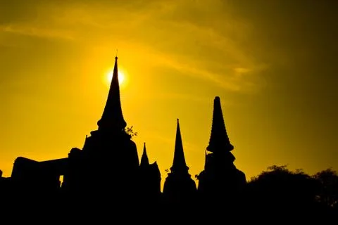 Shadow of temple Stock Photos