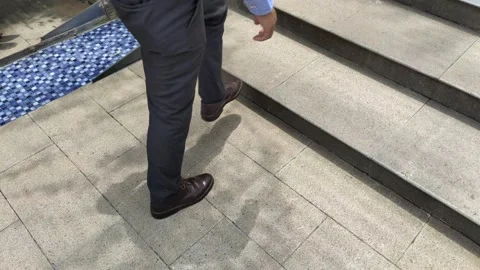 Shadow of trees and a man walked through the path Video stock 162215540