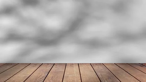 Shadow of the trees gently swaying in the breeze, on a white background wit.. Stock Photos