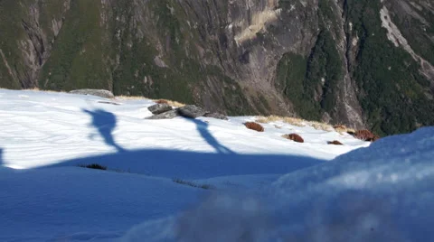 Shadow of two men. Stock Footage 49845623