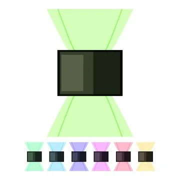 Shadow wall lamp cartoon vector graphic Stock Illustration