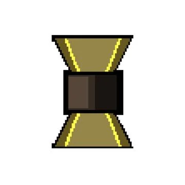 Shadow wall lamp pixel art vector illustration Illustrazione stock