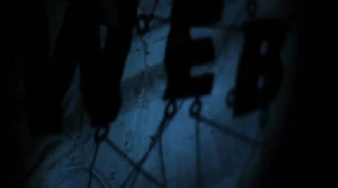 The Shadow of the Web Word. Stock Footage 55248869