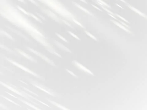 Shadow on white wall, vector sunbeams reflection in a room light effect, blurred Illustrazione stock