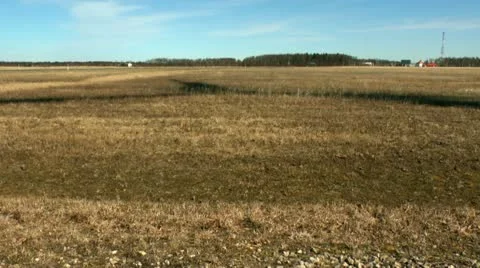 Shadow of wind turbine 2 Stock Footage 11354782