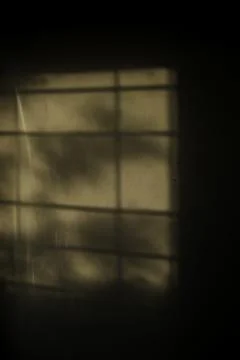Shadow of window on the empty wall Stock Photos