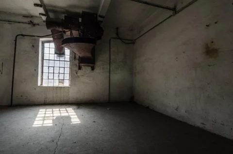 Shadow window factory Stock Photos