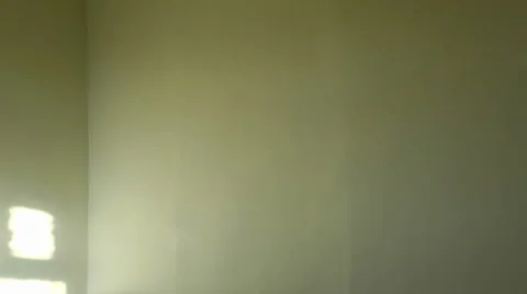 Shadow of the window slides on the old wall. Time lapse Stock Footage 36426418