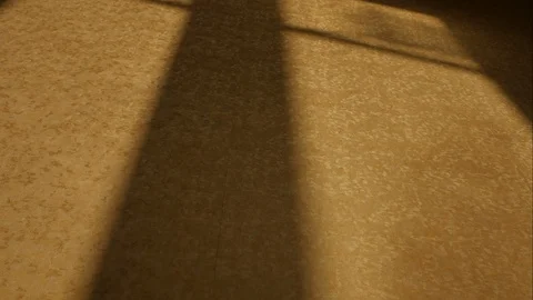 Shadow of the window slides on  wall. Time lapse. Stock Footage 101523037