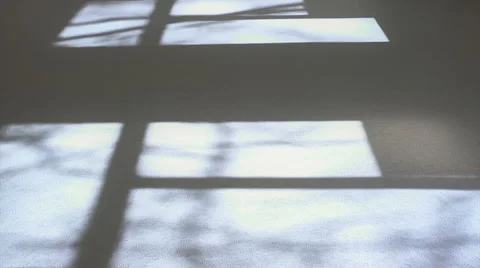 Shadow of the windows and the two men 2 Stock-Footage 49627464