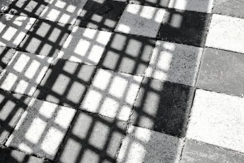 Shadowed black and white background Stock Photos
