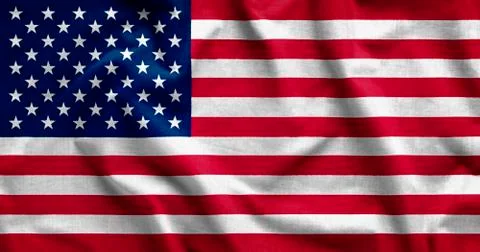 Shadows on American flag background 스톡 사진
