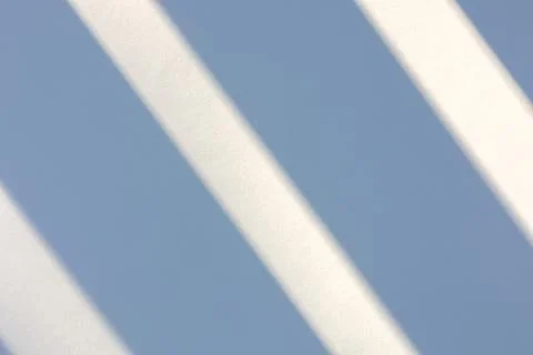 Shadows and lines on a blue background Foto stock