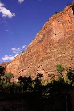 Shadows and steep cliff faces Stock Photos