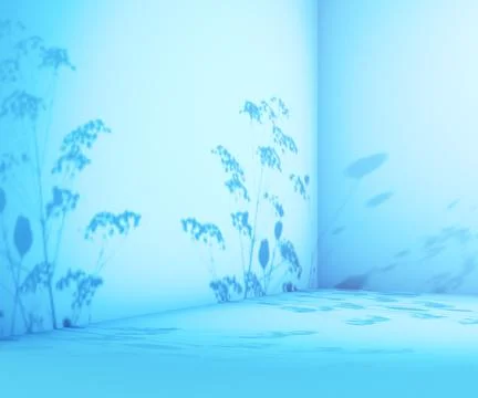 Shadows background.3d illustration Stock Illustration