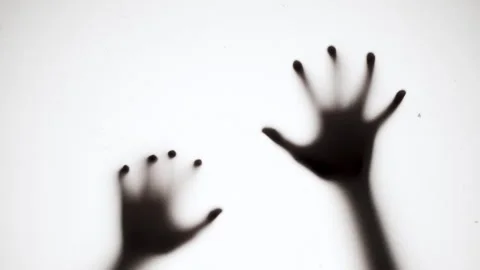 The shadows of both hands Stock Footage 320750479