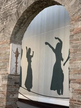 Shadows dancing in the air Foto stock