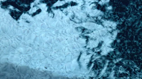 Shadows in Fast Water Movement Video stock 42011615