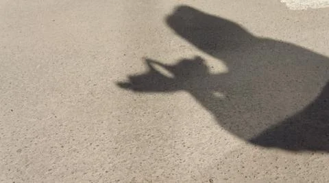 The shadows on the ground Stock Photos