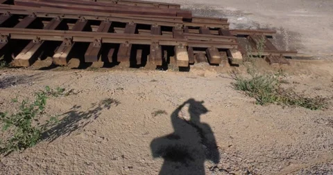 Shadows of making movie1 Stock Footage 261497593