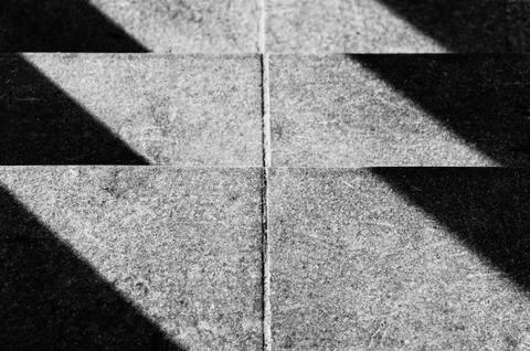 Shadows on the marble steps. Foto stock