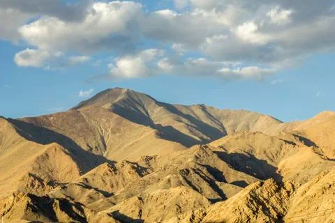 Shadows on the mountains in the day time Foto stock