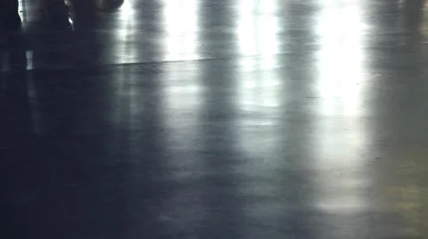 Shadows of people on the floor. Stock Footage 62427600