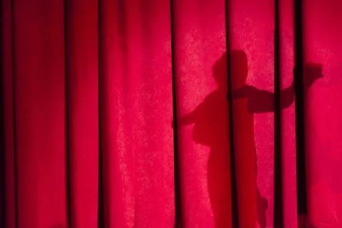 Shadows of people. Stock Photos